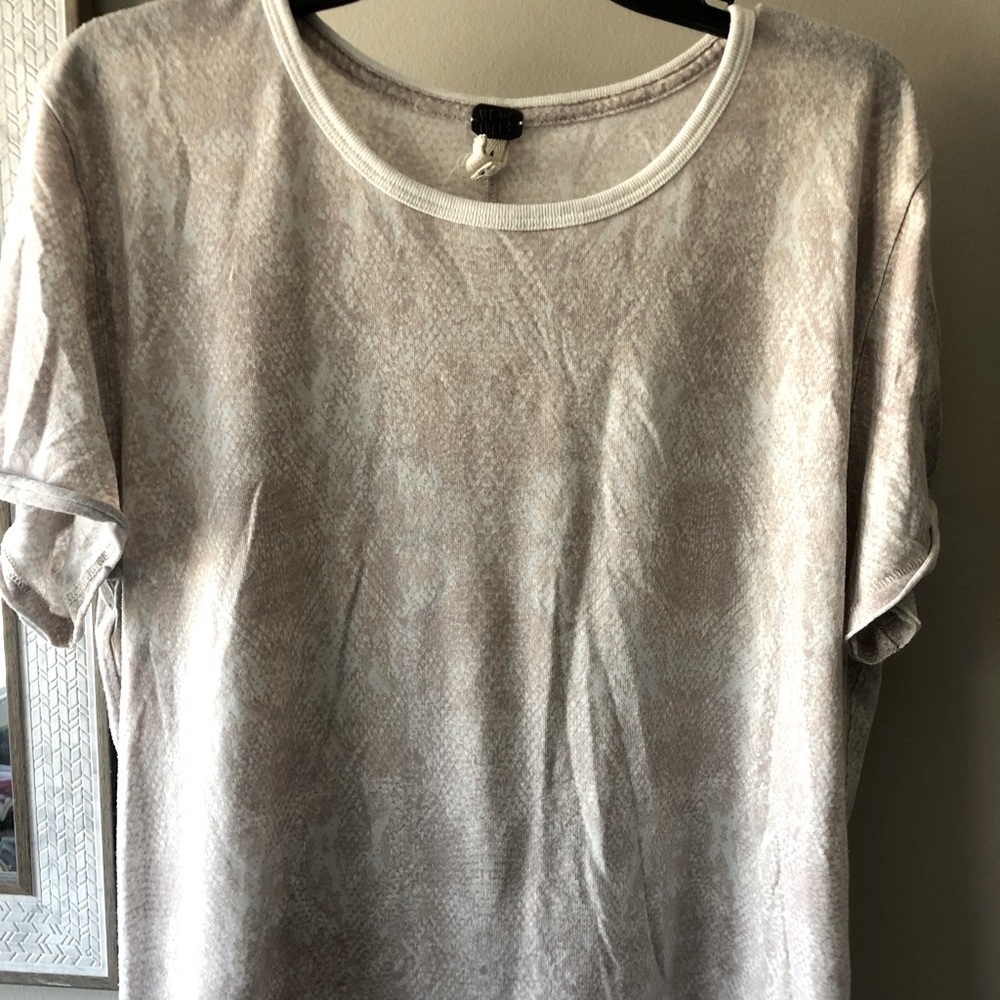 Free people snakeskin shirt
